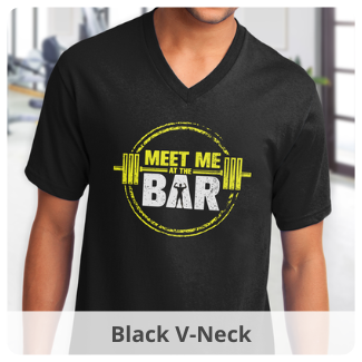  Black V-Neck 