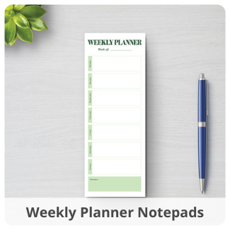' WEEKLY PLAYER i i i i i i Weekly Planner Notepads 